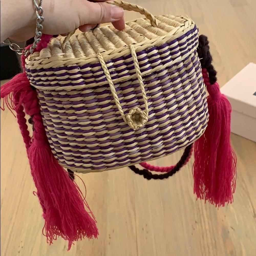 Nannacay Straw beach bag